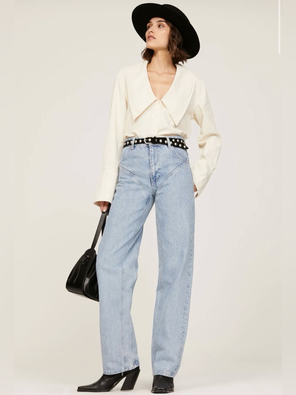 WeWoreWhat Dani Shirt in Ivory 🤍 - Picture 6 of 8